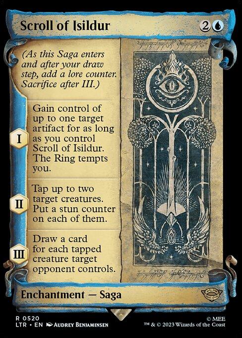 [Foil] LTR 520 Scroll of Isildur (0520 - Scroll Showcase - Silver Foil) R