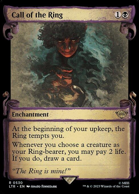 [Foil] LTR 530 Call of the Ring (0530 - Scroll Showcase - Silver Foil) R
