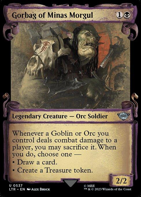 [Foil] LTR 537 Gorbag of Minas Morgul (0537 - Scroll Showcase - Silver Foil) U