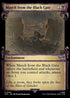[Foil] LTR 545 March from the Black Gate (0545 - Scroll Showcase - Silver Foil) U