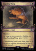[Foil] LTR 560 Snarling Warg (0560 - Scroll Showcase - Silver Foil) C