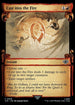 [Foil] LTR 569 Cast into the Fire (0569 - Scroll Showcase - Silver Foil) C