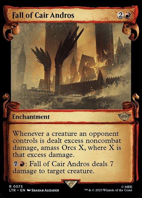 [Foil] LTR 575 Fall of Cair Andros (0575 - Scroll Showcase - Silver Foil) R