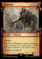 [Foil] LTR 590 Oliphaunt (0590 - Scroll Showcase - Silver Foil) C
