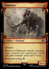 [Foil] LTR 590 Oliphaunt (0590 - Scroll Showcase - Silver Foil) C
