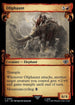 [Foil] LTR 590 Oliphaunt (0590 - Scroll Showcase - Silver Foil) C