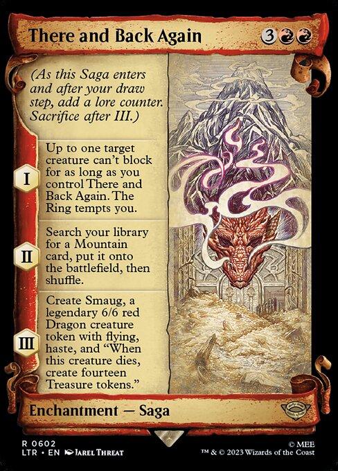 [Foil] LTR 602 There and Back Again (0602 - Scroll Showcase - Silver Foil) R