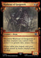 [Foil] LTR 603 Warbeast of Gorgoroth (0603 - Scroll Showcase - Silver Foil) C
