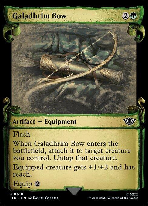 [Foil] LTR 618 Galadhrim Bow (0618 - Scroll Showcase - Silver Foil) C