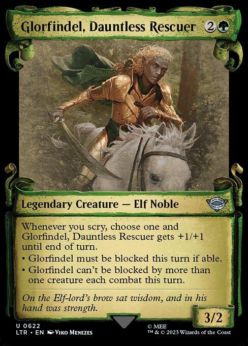 [Foil] LTR 622 Glorfindel, Dauntless Rescuer (0622 - Scroll Showcase - Silver Foil) U