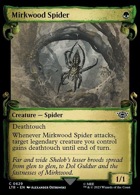 [Foil] LTR 629 Mirkwood Spider (0629 - Scroll Showcase - Silver Foil) C