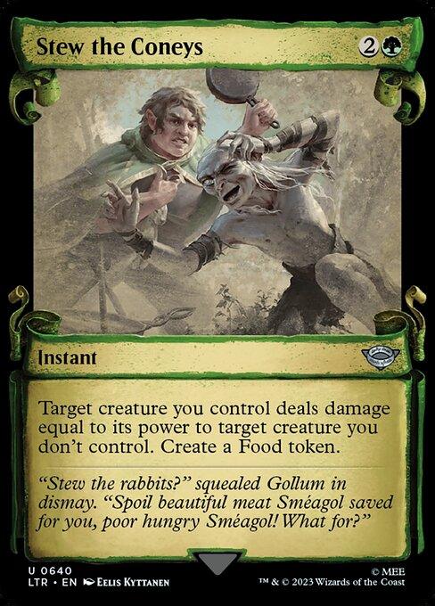 [Foil] LTR 640 Stew the Coneys (0640 - Scroll Showcase - Silver Foil) U