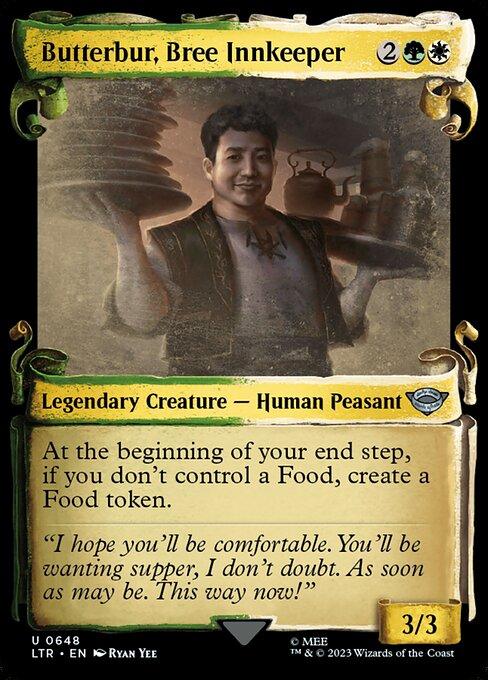 [Foil] LTR 648 Butterbur, Bree Innkeeper (0648 - Scroll Showcase - Silver Foil) U