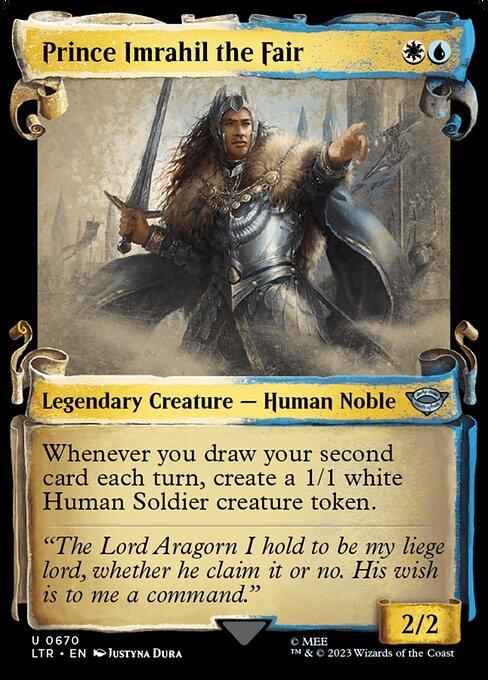 [Foil] LTR 670 Prince Imrahil the Fair (0670 - Scroll Showcase - Silver Foil) U