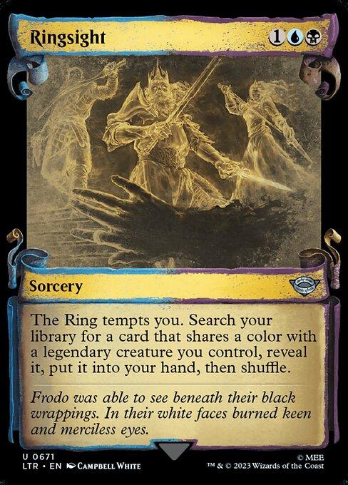 [Foil] LTR 671 Ringsight (0671 - Scroll Showcase - Silver Foil) U