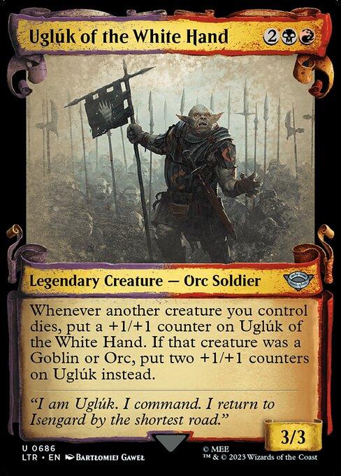 [Foil] LTR 686 Ugluk of the White Hand (0686 - Scroll Showcase - Silver Foil) U