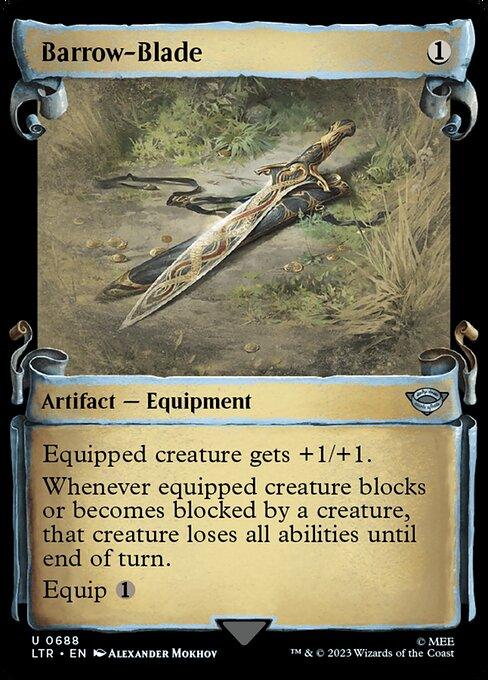 [Foil] LTR 688 Barrow-Blade (0688 - Scroll Showcase - Silver Foil) U
