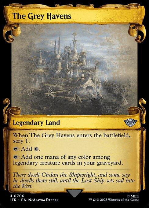 [Foil] LTR 706 The Grey Havens (0706 - Scroll Showcase - Silver Foil) U