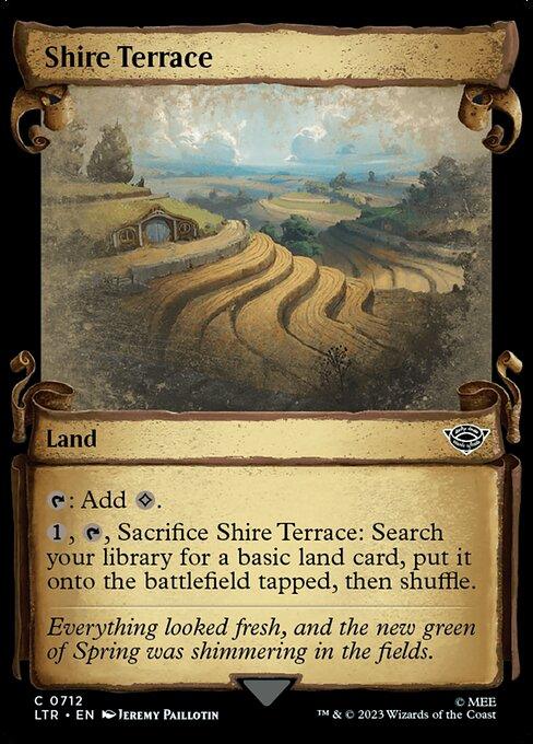 [Foil] LTR 712 Shire Terrace (0712 - Scroll Showcase - Silver Foil) C