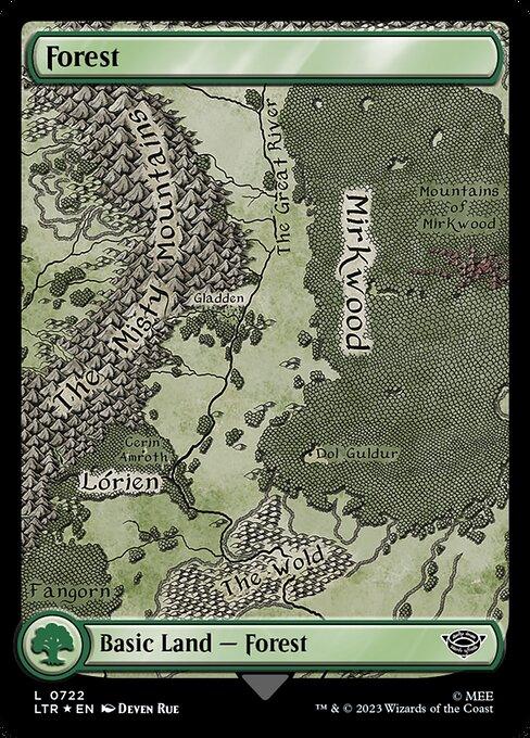 [Foil] LTR 722 Forest (0722 - Surge Foil) L