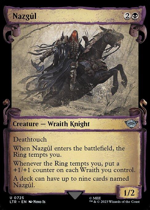 [Foil] LTR 725 Nazgul (0725 - Scroll Showcase - Silver Foil) U