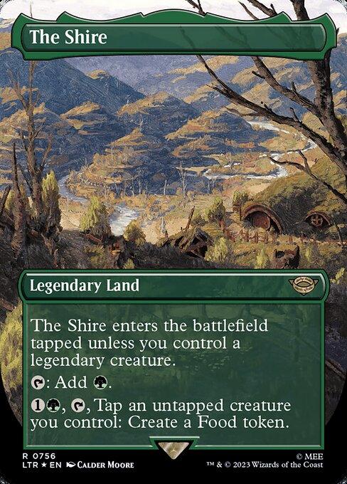 [Surge Foil] LTR 756 The Shire (0756 - Borderless Surge Foil) R