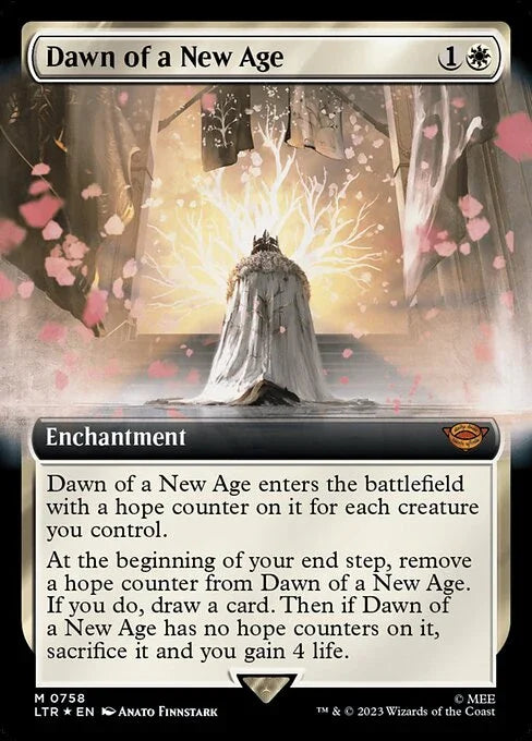 [Surge Foil] LTR 758 Dawn of a New Age (0758 - Extended Art - Surge Foil) M