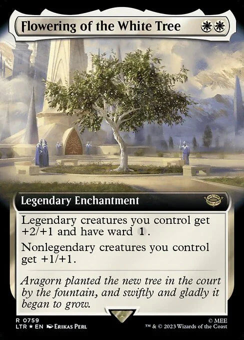 [Surge Foil] LTR 759 Flowering of the White Tree (0759 - Extended Art - Surge Foil) R