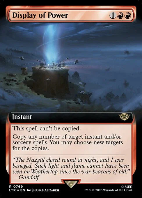 [Surge Foil] LTR 769 Display of Power (0769 - Extended Art Surge Foil) R