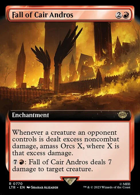 [Surge Foil] LTR 770 Fall of Cair Andros (0770 - Extended Art - Surge Foil) R