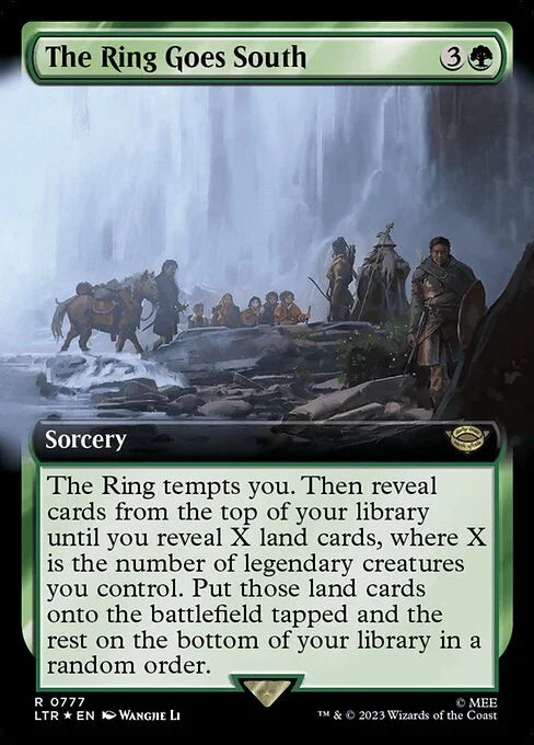 [Surge Foil] LTR 777 The Ring Goes South (0777 - Extended Art - Surge Foil) R