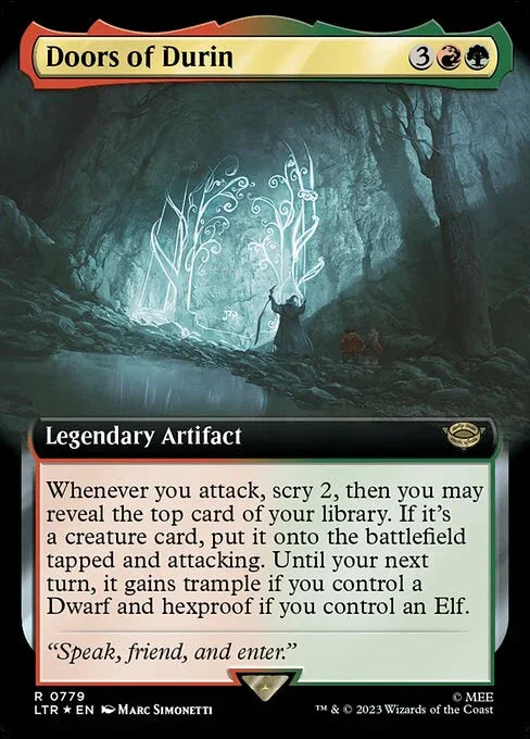 [Surge Foil] LTR 779 Doors of Durin (0779 - Extended Art Surge Foil) R