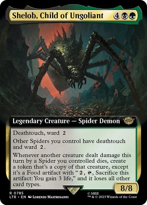 [Surge Foil] LTR 785 Shelob, Child of Ungoliant (0785 - Extended Art Surge Foil) R