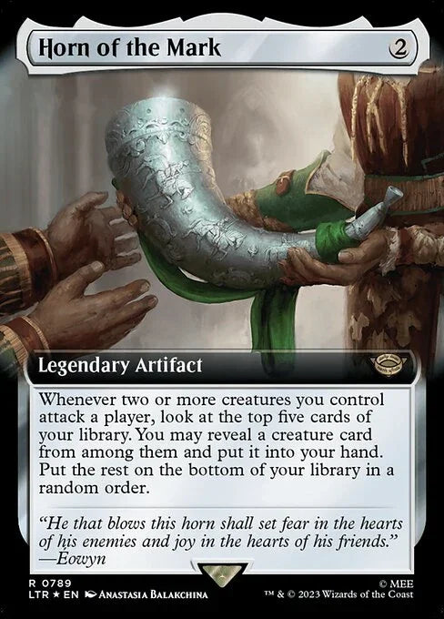 [Surge Foil] LTR 789 Horn of the Mark (0789 - Extended Art Surge Foil) R