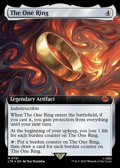 [Surge Foil] LTR 791 The One Ring (0791 - Extended Art Surge Foil) M