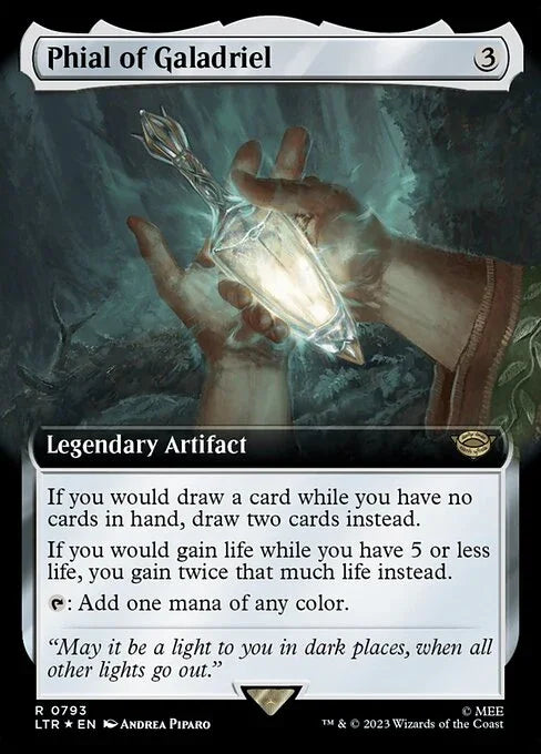 [Surge Foil] LTR 793 Phial of Galadriel (0793 - Extended Art Surge Foil) R