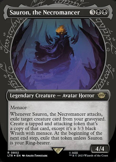 [Surge Foil] LTR 802 Sauron, the Necromancer (0802 - Showcase - Surge Foil) R