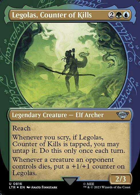 [Surge Foil] LTR 816 Legolas, Counter of Kills (0816 - Showcase - Surge Foil) U