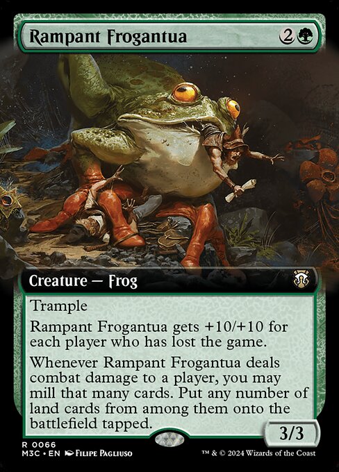 [Foil] M3C 066 Rampant Frogantua (0066 - Extended Art Ripple Foil) R