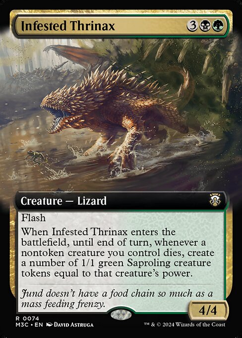 M3C 074 Infested Thrinax (0074 - Extended Art) R