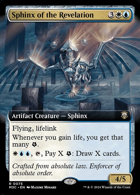 [Foil] M3C 075 Sphinx of the Revelation (0075 - Extended Art Ripple Foil) R
