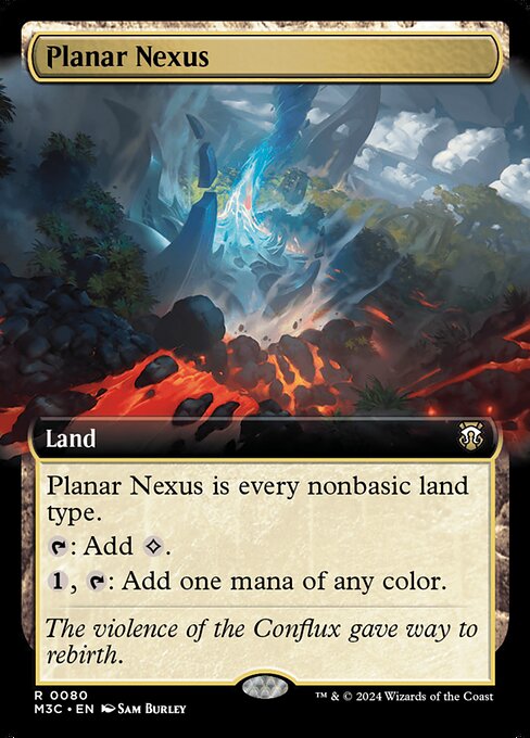 [Foil] M3C 080 Planar Nexus (0080 - Extended Art Ripple Foil) R