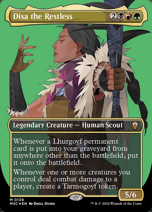 [Foil] M3C 139 Disa the Restless (0139 - Ripple Foil Borderless) M