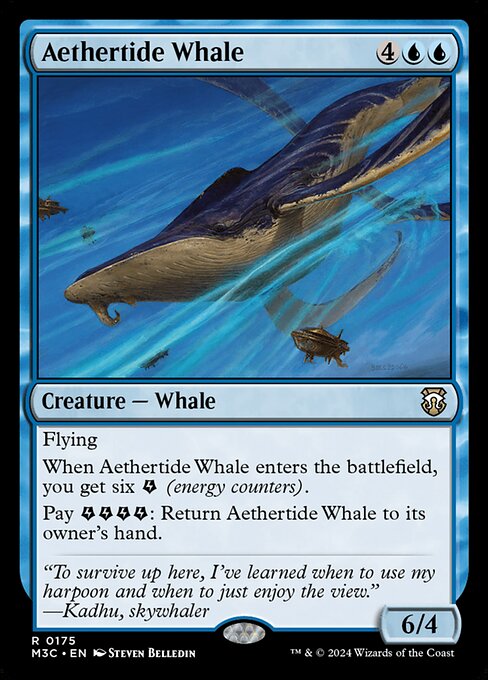 [Foil] M3C 175 Aethertide Whale (Ripple Foil) R