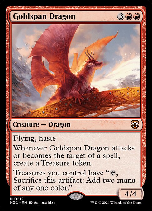[Foil] M3C 212 Goldspan Dragon (Ripple Foil) M