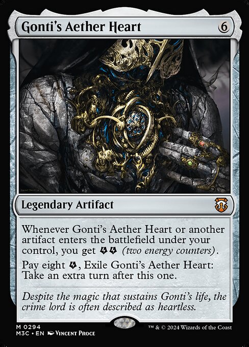 [Foil] M3C 294 Gonti's Aether Heart (Ripple Foil) M