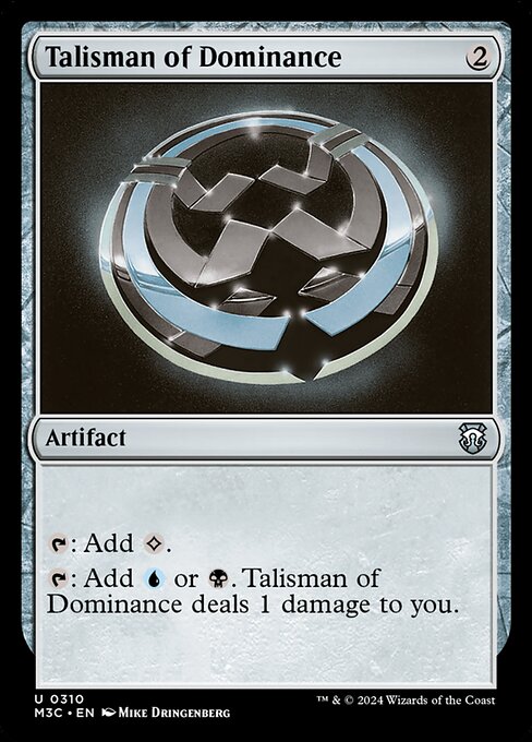 [Foil] M3C 310 Talisman of Dominance (Ripple Foil) U