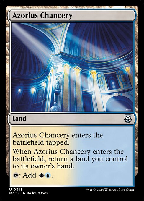 [Foil] M3C 319 Azorius Chancery (Ripple Foil) U