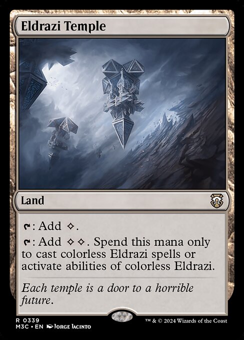 [Foil] M3C 339 Eldrazi Temple (Ripple Foil) R