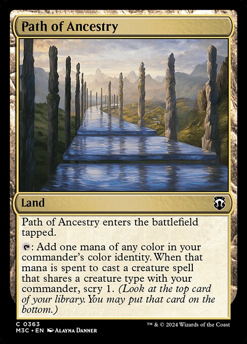 [Foil] M3C 363 Path of Ancestry (Ripple Foil) C